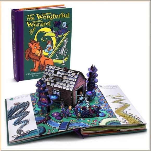 2000 AUTOGRAPHED 1ST EDITION WONDERFUL WIZARD OF OZ POP UP BOOK ROBERT SABUDA - Picture 1 of 14